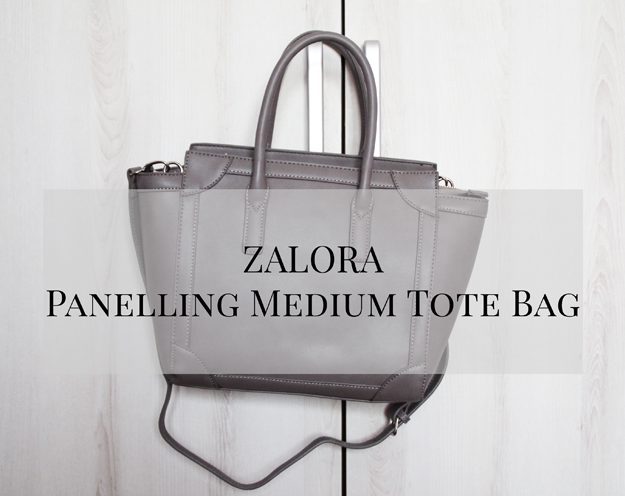 ZALORA Panelling Medium Tote Bag
