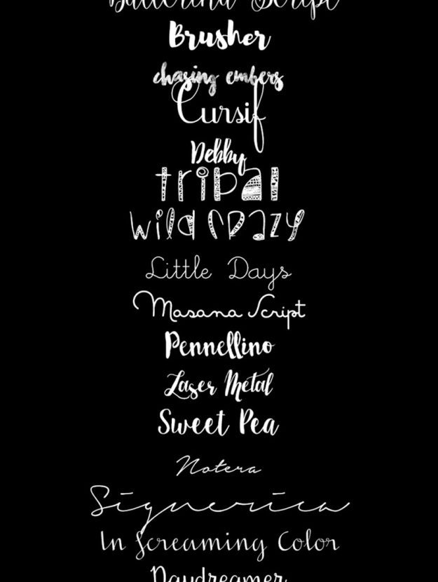20 Free Beautiful Fonts